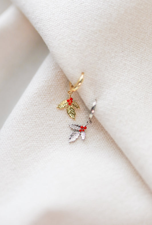 Bells of Holly Earrings