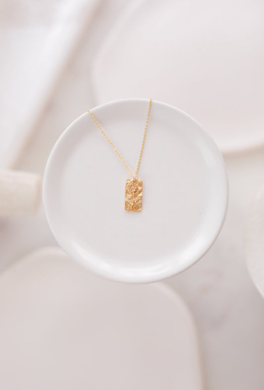 Birth Flower Necklace - November - Chrysanthemum