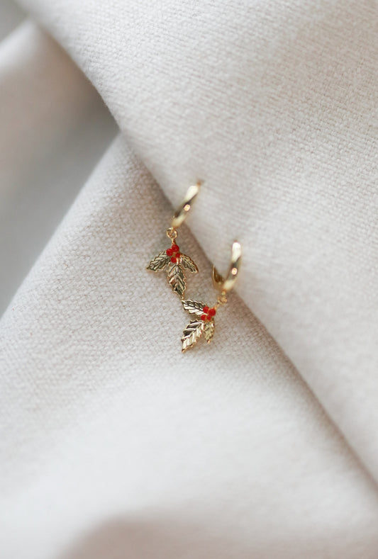Bells of Holly Earrings