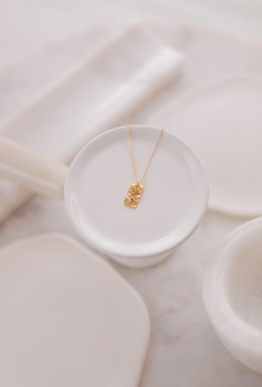 Birth Flower Necklace - July - Water Lily