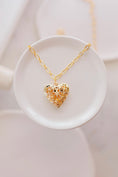 Load image into Gallery viewer, Filgeree Heart Locket Necklace