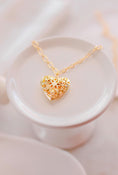 Load image into Gallery viewer, Filgeree Heart Locket Necklace