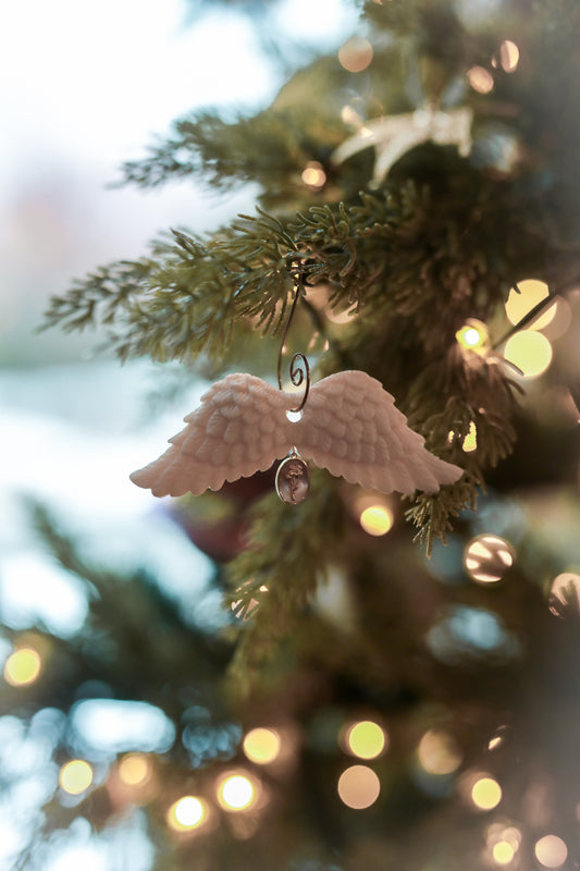 Memorial Angel Wing Ornament